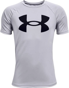 Under Armour Boys' UA Tech Big Logo SS, Sports T Shirt with Logo, Super-Soft Sportswear