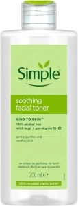 Simple Kind to Skin Soothing Facial Toner 100% Alcohol-Free from the UK's No. 1 Facial Skin Care Brand* 200 ml