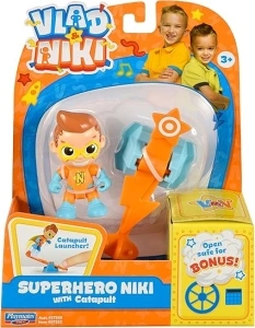 BANDAI Vlad & Niki Play Action Figure - Superhero Niki Figure - Articulated Action Figurine with Accessories, Multicolor, P57552