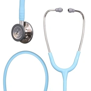 Littmann 3M Classic III Stethoscope, 5912C, Stainless-finish Chestpiece, Marine Blue Tube