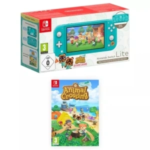 Nintendo Switch Lite Animal Crossing: New Horizons Timmy & Tommy's Edition - NEW