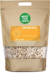 Wholefood Earth Sunflower Seeds 3 kg | GMO Free | Natural | Source of Fibre | Source of Protein