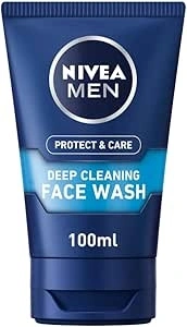 NIVEA MEN Deep Cleaning Face Wash Protect & Care (100 Ml)