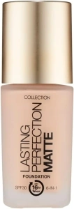 Collection Cosmetics Lasting Perfection Matte Foundation, Full Coverage, 27ml, Beige