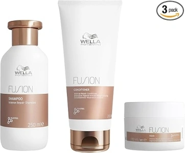 Wella Professionals Fusion Intense Repair Professional Haircare, Protection against Breakage & Damage, Deep Repair Shampoo