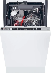 Hoover HI1C5SB1FS-80 Slimline Integrated Dishwasher, 11 Place Setting, C Rated