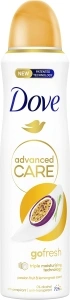 Dove Advanced Care Go Fresh Passion Fruit & Lemongrass Scent Anti-perspirant Deodorant Spray with Triple Moisturising technology aerosol for 72 hours of protection 150 ml