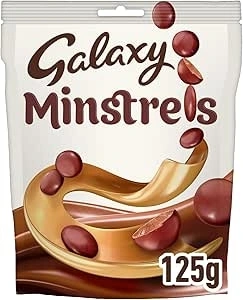 Galaxy Minstrels Milk Chocolate Pouch Bag 125g