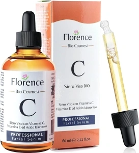 Big 2.11oz. Organic Vitamin C Serum for Face with Hyaluronic Acid & Niacinamide. Anti-Dark Spots, Wrinkle, Aging Brightening Facial and Eye Contour Vitamin C Serum. Brightening Women and Men Skin Care