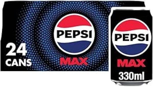 Pepsi Max No Sugar Cola Cans 24 x 330ml