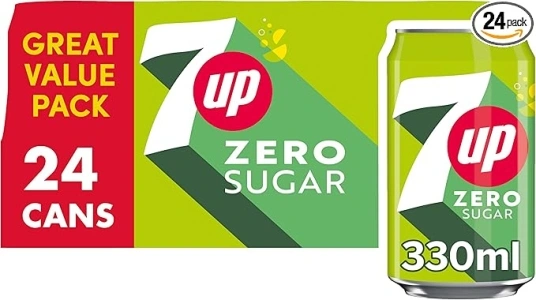 7UP Zero Lemon & Lime Cans 24 x 330ml