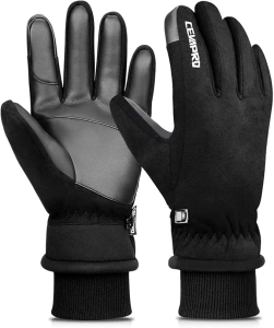 Cevapro Winter Gloves -20℉ Thermal Gloves Men Women, Insulated Warm Gloves for Driving Running Hiking Skiing in Cold Weather