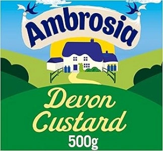 Ambrosia Ready-to-Eat Creamy & Delicious Devon Custard Carton, 500 g (Pack of 1)