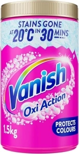 Vanish Gold Oxi Action Laundry Booster & Stain Remover Powder for Colours 1.5 Kg, Back to School, Removes School Stains in Just 30 Minutes, Keeps Colours Bright, Safe on School Uniforms