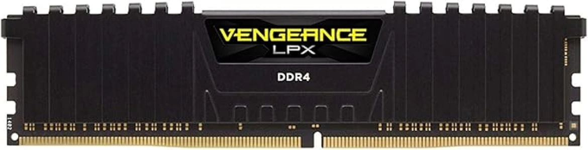 Corsair CMK16GX4M1A2400C16 Vengeance LPX 16 GB (1 x 16 GB) DDR4 2400 MHz C16 XMP 2.0 High Performance Desktop Memory Kit, Black