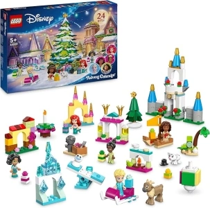 LEGO ǀ Disney Princess Advent Calendar 2024, Christmas Countdown Building Toy Set for 5 Plus Year Old Girls & Boys, with 24 Surprises Including 5 Micro-Doll character Figures, Gift Idea for kids 43253