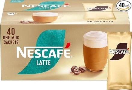 NESCAFÉ Latte Instant Coffee Sachets - 40 X 18G