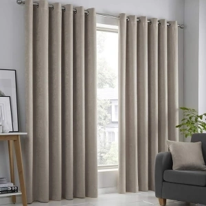 Fusion - Natural Curtains W90 x L90