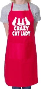 Print4U Crazy Cat Lady BBQ Cooking Funny Novelty Apron