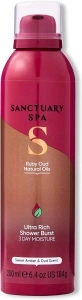 Sanctuary Spa Ruby Oud Shower Burst, No Mineral Oil Shower Gel, Cruelty Free and Vegan Foaming Body Wash, 200ml