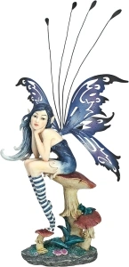 Design Toscano QS232725 Sapphire, the Pepperwand Fairy Statue