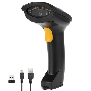 Proster Barcode Scanner Wireless Barcode Scanner 3-in-1 Bluetooth 2.4Ghz Wireless USB 2.0 Wired USB Barcode Reader for POS System Cash Register Work with Windows Android Phones Tablets