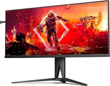 AOC AGON AG405UXC - 40 Inch QHD Gaming Monitor, 144Hz, 1ms, 21:9, HDR400, Height Adjust, FreeSync, Gsync, PbP mode, USB-C 90w PD (3440 x 1440 144Hz, HDR400 HDMI 2.0 / DP 1.4 / USB-C / USB 3.2)