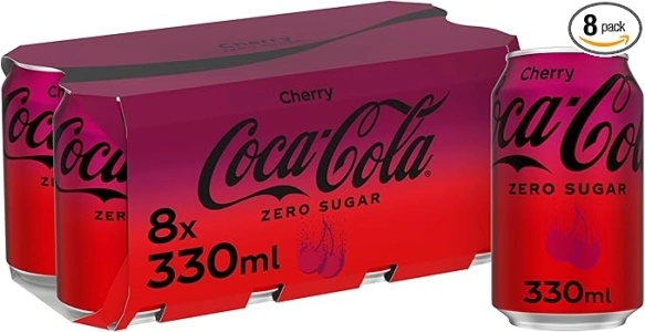 Coca-Cola Zero Sugar Cherry 8 x 330 ml