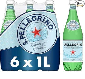 San Pellegrino Sparkling Natural Mineral Water 6x1L