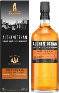 Auchentoshan American Oak | Scotch | Lowland | Single Malt Whisky | Smooth and Vanilla | Oak Cask Matured | 40 Percent ABV | 70 cl