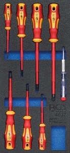 BGS 4037 | Tool Tray 1/3: VDE Screwdriver Set | 8 pcs.