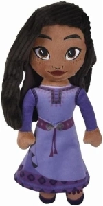 Disney Wish Asha 25cm, soft cuddly character, Purple