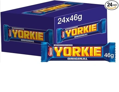 Yorkie Milk Chocolate Bars, 24 x 46 g