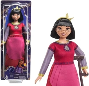 Mattel Disney's Wish Dahlia of Rosas Posable Fashion Doll, Including Removable Clothes and Accessories, HPX24