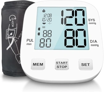 BP Machine Blood Pressure Monitors CE Approved UK,Upper Arm Digital Blood Pressure Machine with Adjustable Extra Large Cuff, HOLFENRY Blood Pressure Monitor Wrist For Adult Elder At Home or Travel Use