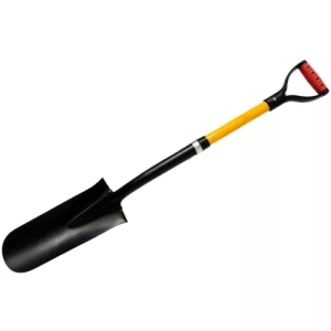 Drainage Drain Spade Fibreglass D Handle Post Hole Trench 1080mm Shovel Tool