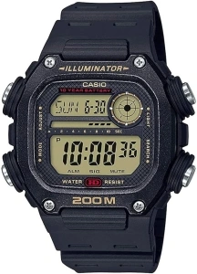 Casio Men Digital Quartz Watch with Resin Strap DW-291H-9AVCF