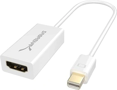 SABRENT Mini DisplayPort (Thunderbolt) to HDMI Adapter [4K Support Gold Plated] (DA-MDHA)