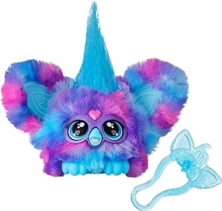 Furby Furblets Luv-Lee Mini Electronic Plush Toy, Blue