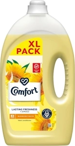 Comfort Sunshiny Days Fabric Conditioner with Stay Fresh technology for 100 days of freshness + fragrance* 83 washes (2.49 L)