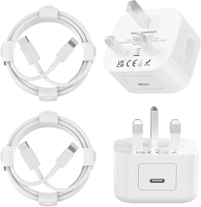 USB C Fast Charger for iPhone Charger [MFi Certified] 2Pack 20W USB C Charger Plug Power Adapter with 6FT Cable for iPhone 14/13/12/11 Pro/Pro Max/XS Max/XS/XR/X/SE/8