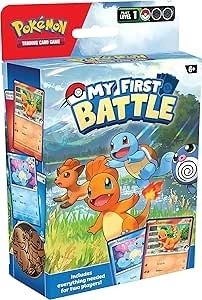 Pokémon TCG: My First Battle—Charmander and Squirtle (2 ready-to-play mini decks & accessories)