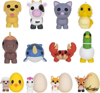 Adopt Me! Pets 10 Figure Multipack Mystery Pets Series 1-10 Styles - Top Online Game - Fun Collectible Toys for Kids Featuring Your favourite Pets, Ages 6+