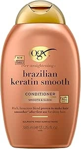 OGX Brazilian Keratin Smooth Conditioner for Dry Hair, 385ml