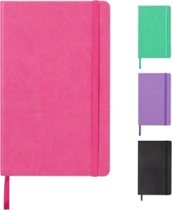 Cambridge Notebook, Journal, Hardback Casebound, Lined, 192 pages, Pink (130x210mm)