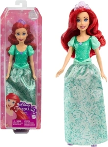 Mattel Disney Princess Dolls, Ariel Posable Fashion Doll with Sparkling Clothing and Accessories, Disney Movie Toys, HLW10