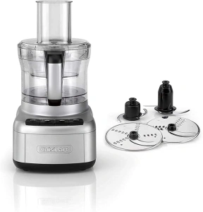 Cuisinart Easy Prep Pro | Compact Food Processor & Mini Chopper in 1 | Onion Chopper, Spice blender | Mix, Grind, Grate, Puree, Slicing | 2 work bowls in 1 - 0.7L & 1.9L | 2 speeds & pulse