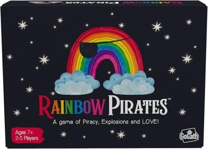 Goliath Games Rainbow Pirates: A Game of Piracy, Explosions and Love! | Party Games | Card Games | For 2-5 Players | Ages 7+,Black