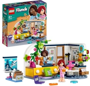 LEGO 41740 Friends Aliya's Room, Mini Sleepover Party Bedroom Playset, Collectible Toy for Kids, Girls and Boys, with Paisley and Puppy Figure, Small Gift Idea