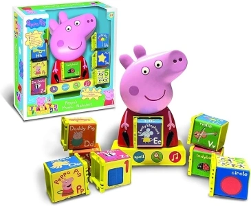 Peppa Pig PP12 Peppa's Phonic Alphabet Toy For Kids - Interactive Learning & Child Development, Phonics, Alphabet, Spelling, Vocabulary and Recognition - Features 4 Fun Activities , 3+ Years